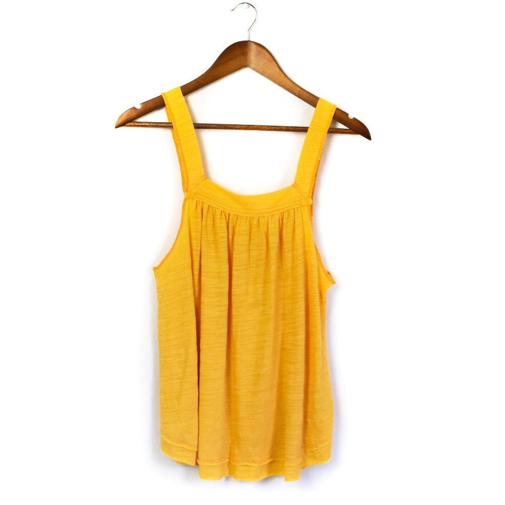 We the Free Good For You Yellow Tank Top XS